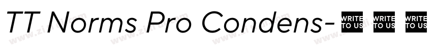 TT Norms Pro Condens字体转换 TT Norms Pro Condens字体转换